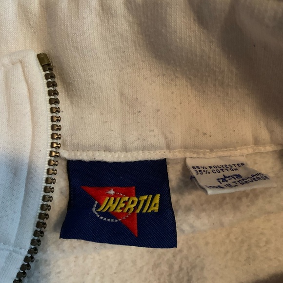 Off white Inertia pull over sweatshirt jacket size L - Picture 3 of 5